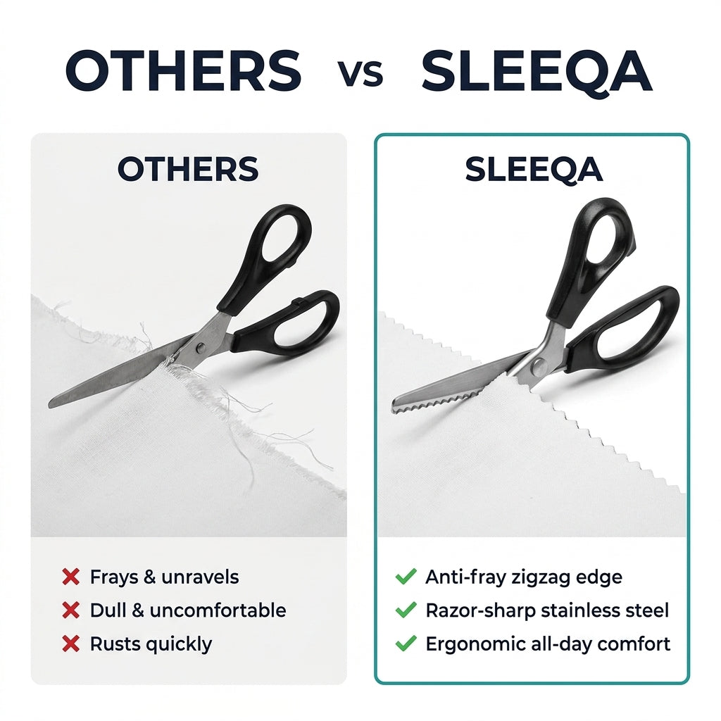 Sleeqa™ Stainless Steel Dressmaking Scissors
