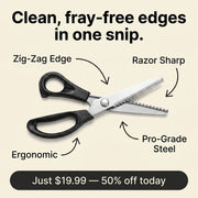 Sleeqa™ Stainless Steel Dressmaking Scissors
